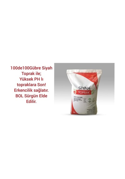 Siyah Toprak Düzenleyici Orgomineral Gübre 20 KG Çuval