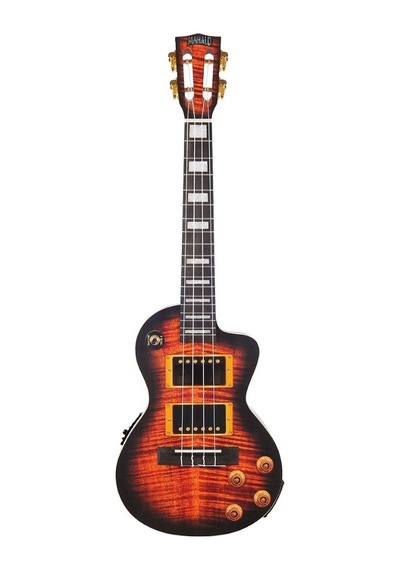 Mahalo Ma3eg Artist Elite Series Tenor Elektro Ukulele Les Paul-style