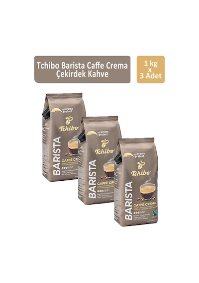 Tchibo Barista Caffè Crema Çekirdek Kahve 3 x 1 KG