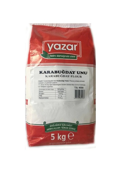 Yazar Karabuğday Unu 2 x 5 KG