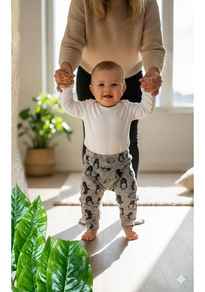 Bibaby Markalı Bebek Pantolonları Bordo
