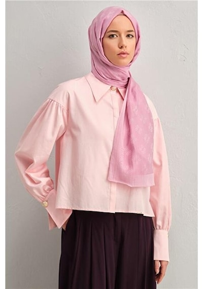 Armine Tensel Ipek Şal 1 32110 Pembe