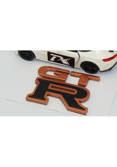Dk Tuning Nissan Gtr Bagaj Bronz Siyah Logo Amblem Arma -