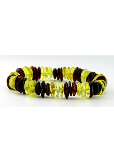 Kehribarsanat Kehribar Bileklik Çok Renkli Pul Kesim N11.59745 Çok Renkli