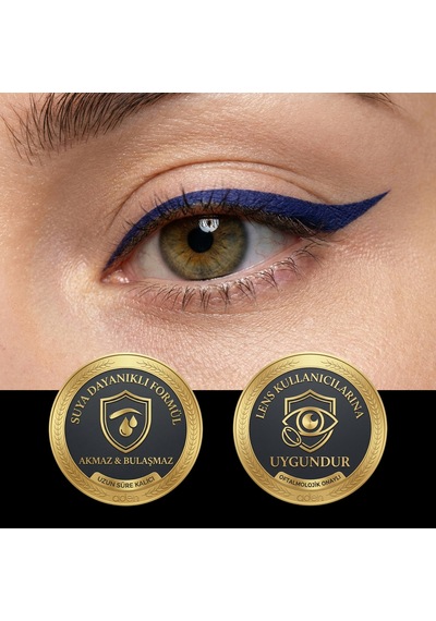 Aden Me-racle Liquid Eyeliner - Likit Eyeliner 03 Blue Mavi Diğer