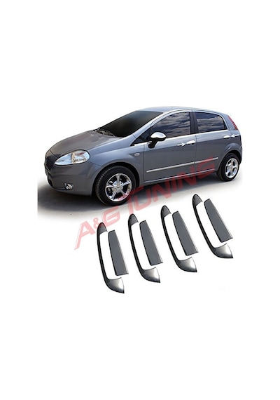 Fiat Punto Krom Kapı Kolu 2006 Üzeri 8Prç Paslanmaz Çelik N11.775