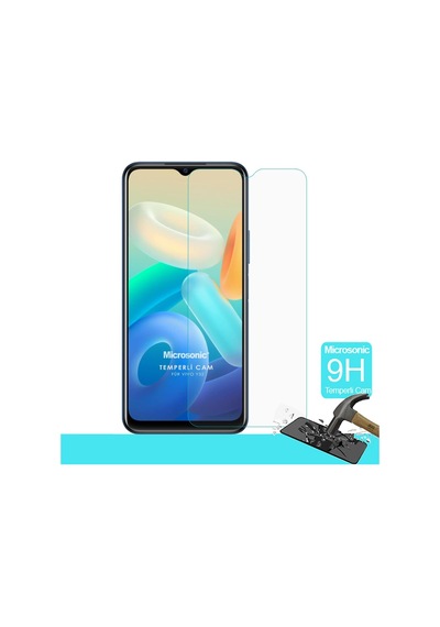 Microsonic Vivo Y32 Tempered Glass Cam Ekran Koruyucu