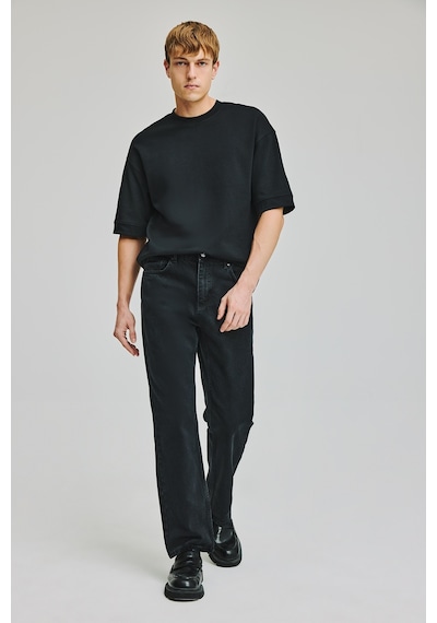 Defacto %100 Pamuk Straight Fit Uzun Boy Jean Pantolon I6062ax26aunm40 Siyah-nm40