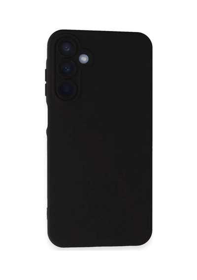 Samsung Uyumlu Galaxy A15 4g Uyumlu Kılıf Nano İçi Kadife Silikon - Siyah