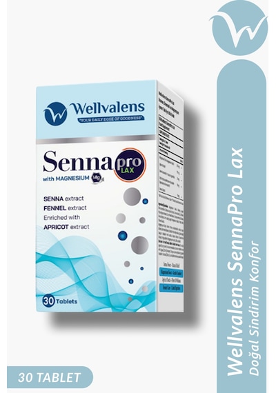 Sennapro Lax Sinameki, Magnezyum, Kayısı & Rezene İle Sindirim Konforu Ve Bağırsak Desteği 30 Tablet