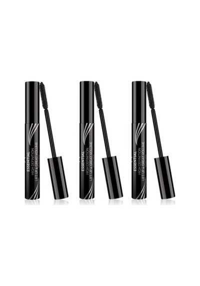 Hacim Etkili Siyah Maskara - Essential High Definition&liftup&great Volume Mascara X 3 A Electro Black