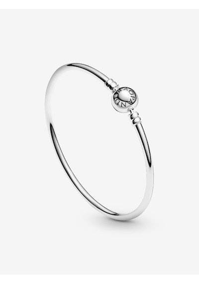 Dora&dora Logo Klipsli Bangle Bileklik 925 Ayar Gümüş 20 Cm Gümüş