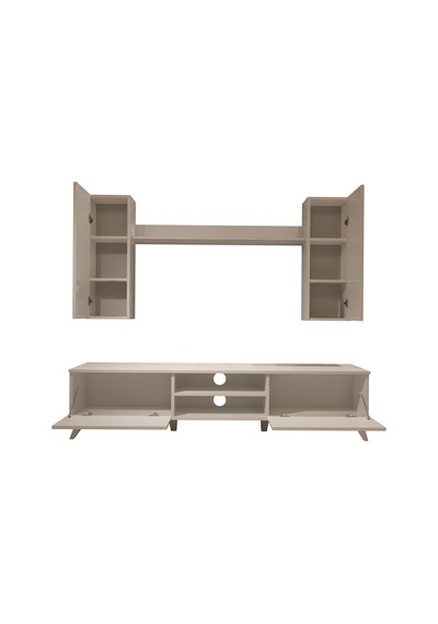 Decoraktiv Eko 5d Mdf Dvd Retro Tv Ünitesi Tv Sehpası Beyaz