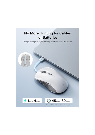 Magmouse Kablosuz Mouse - Beyaz White - 859010669 Diğer