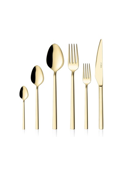 Neva N3557 Trend Gold 72 Prç Çatal Kaşık Bıçak Seti Altın