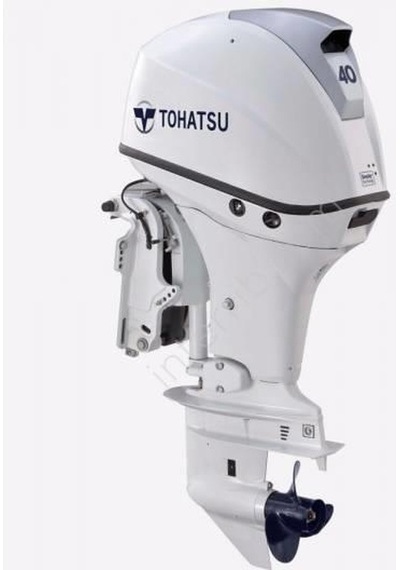 Tohatsu Mfs 40 Awetl Uzun Şaft Marşlı Trimli Beyaz Deniz Motoru