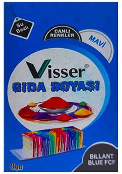 Visser Gıda Boyası Mavi 9 Gr