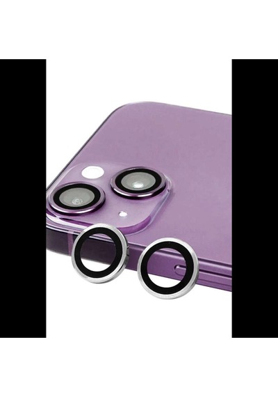 İphone 14 Plus Raze Metal Kamera Lens - Gümüş Diğer