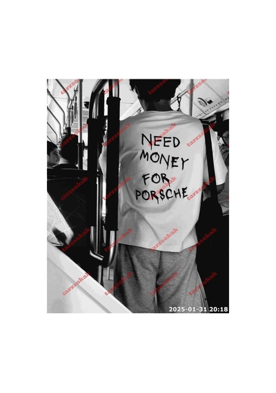 Tarzsokak Slogan Unisex Yazılı Oversize Tshirt Twgwbr55 Beyaz