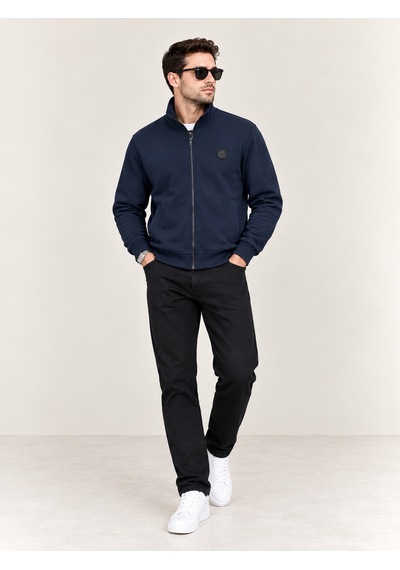 Vigoss Hakim Yaka Ferm. Erkek Sweatshırt 63281-30112 Lacivert