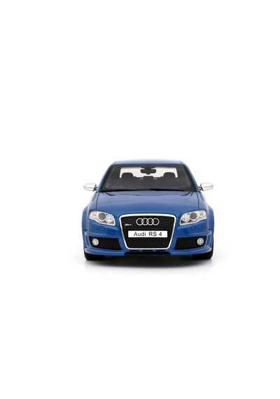 1:18 Ölçek Otto 2007 Audi Rs 4 B7 Sedan Sprint Blue Resin Kapalı Minyatür Model Araba 25cm