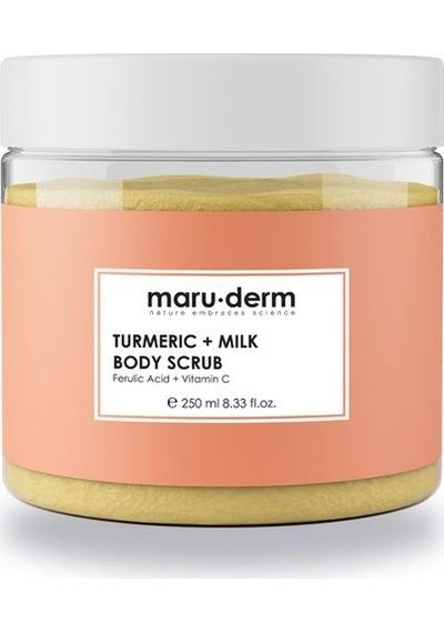 Maruderm Zerdeçal + Süt Vücut Peelingi C Vitamini + Ferulik Asit 250 Ml W