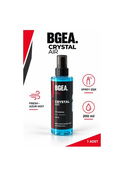 Bgea Crystal Air Oto Parfümü Fresh Azur Mist Sprey 200 Ml Bgayk188