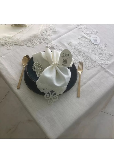 Buradabulabilirsin Sofra Takımı 26 Parça Anna Model Yemek Takımı Örtüsü Dertsiz 160 X 260 Cm Masa Örtüsü Bbz Çok Renkli