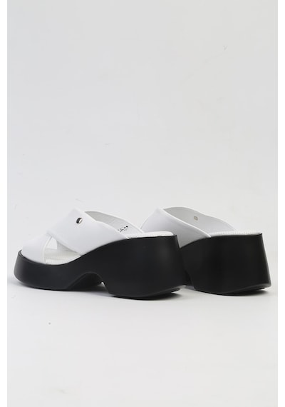 Pierre Cardin Pc-7192- 3968 Beyaz-kadın Platform Terlik Beyaz