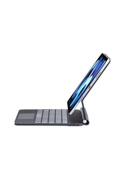 Apple İpad Pro 11 2022 Kılıf X7 Magic Manyetik Klavyeli Tablet Kılıfı - Siyah