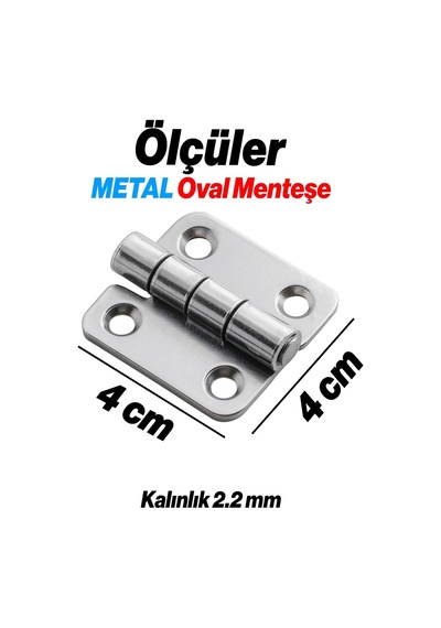 Menteşe Yaprak Gümüş Metal 40x40 Mm 2 Adet Set Kapi Pencere Dolap Mobilya Kapak Menteşe Bağlantı Diğer