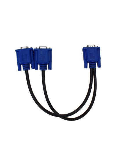 Vga Y Kablo Vga Splitter Kablo 2 Li Vga Çoklayıcı Kablo 15Pin Vga
