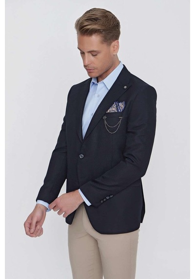 Efor C 630 Slim Fit Lacivert Spor Ceket Lacivert