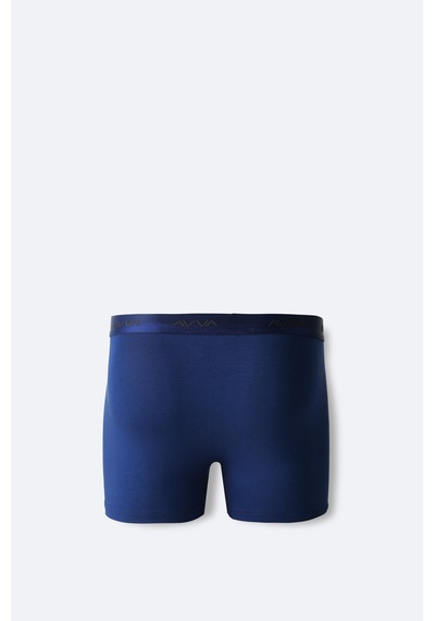Avva Erkek Lacivert Basic Soft Touch Tekli Regular Fit Boxer B009537