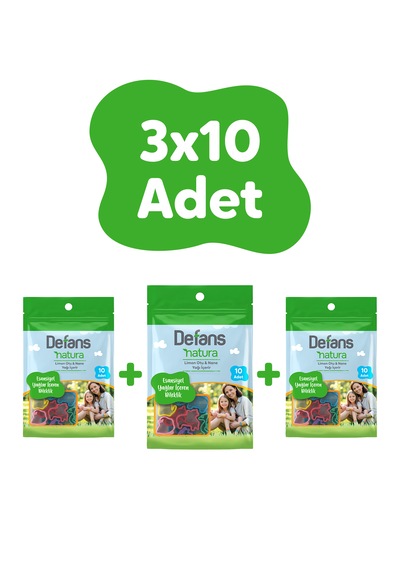 Defans Natura Esansiyel Yağlar İçeren Bileklik 3'lü