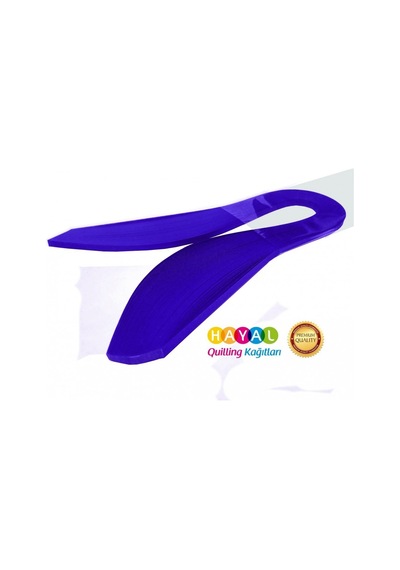 Hayal 1cm Quilling Kağıdı - Saks Mavisi 10mm 50li