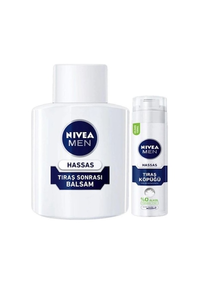 Nivea Men Tıraş Sonrası Balsam 100 ML + Hassas Tıraş Köpüğü 50 ML