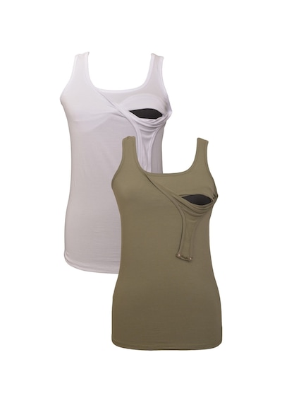 Luvmabelly Myra1503 1506 Emzirme Atlet Seti-beyaz Beyaz