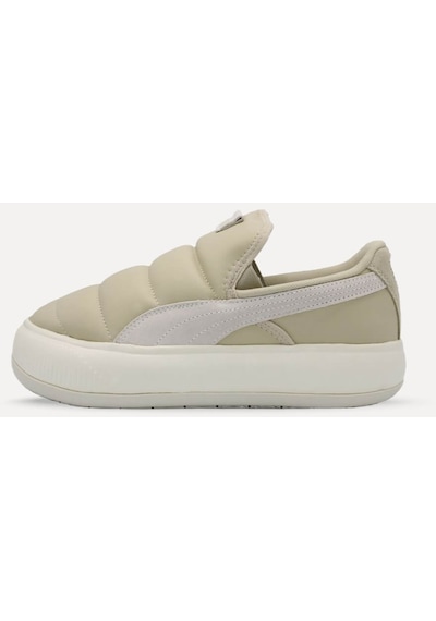 Puma Suede Mayu Slıp-on Kadın Ayakkabı 383827-02 Bej