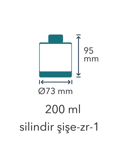 MİSSİ 200 CC SİLİNDİR ŞİŞE BLACK VANİLLA ODA KOKUSU