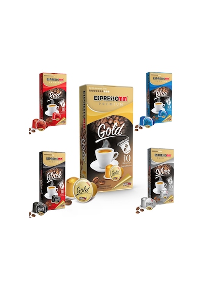 Espressomm® Premium Karışık Alüminyum Kapsül Kahve (10 Adet) - Ne