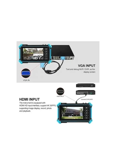 Uptech 5.4" Ips Dokunmatik Aıo Cctv Test Cihazı Ipc-5100c Plus-220122