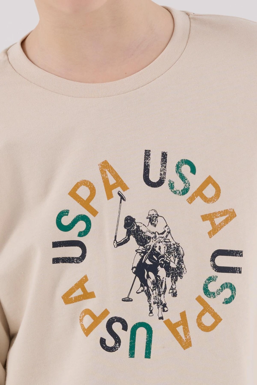 U.s. Polo Assn. Garson Erkek Uspa Logo Süprem 4 Mevsim Kumaş Uzun Kollu Lastikli Pijama Takım Bej U.s. Polo Assn. Garson Erkek Uspa Logo Süprem 4 Mevsim Kumaş Uzun Kollu Lastikli Pijama Takım Bej