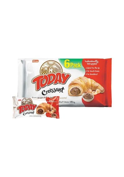 Today Kruvasan Çikolatalı 40 Gr. 6 Adet (1 Kutu)