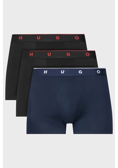 Hugo Logolu 3 Pack Boxer Erkek Boxer 50566294 961 Siyah
