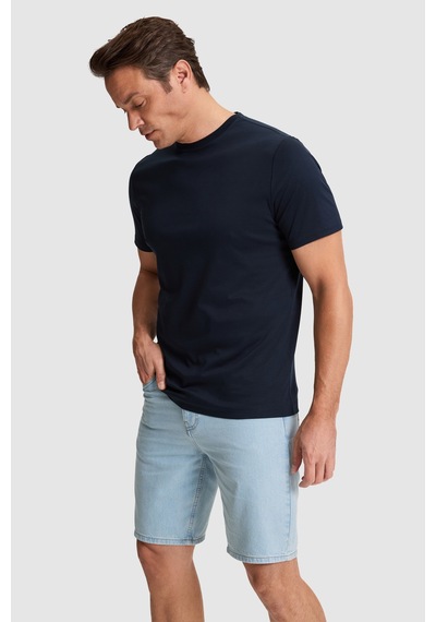 U.s. Polo Assn. Erkek Koyu Lacivert Tişört Basic 50324943-vr100