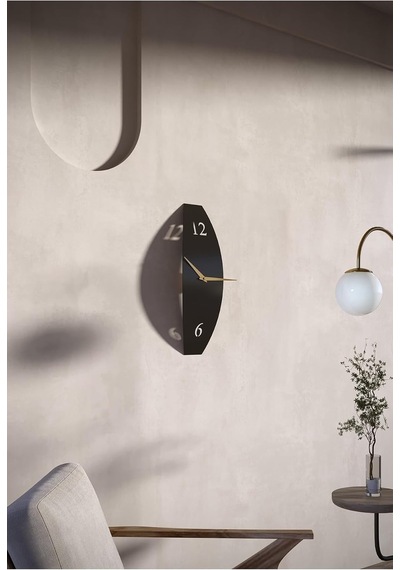 Mateen Metal 47-31cm Dekoratif Duvar Saati Kahve-yeşil-krem Mds-50 Myk2097-4 Diğer 68812384