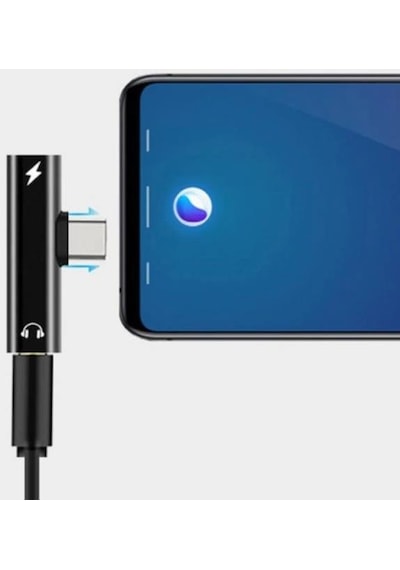 Lunatic 9044 Type C To 3.5mm Stereo Kulaklık Aux Şarj Çevirici Dönüştürücü Adaptör