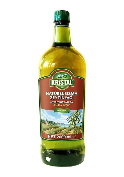 Kristal Natürel Sızma Zeytinyağı Dolgun Güçlü Pet Şişe 2 L