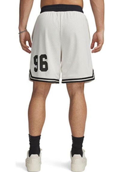 Under Armour Courtside Hoops Short Erkek Basketbol Şortu 1390120-279beyaz Beyaz